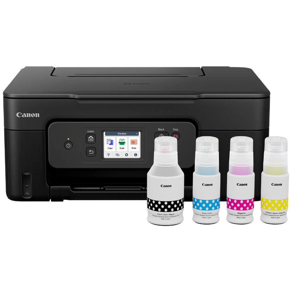 Canon PIXMA MegaTank G3690 3-in-1 Refillable Ink Tank Multifunction Printer with GI-61 Ink Bottle