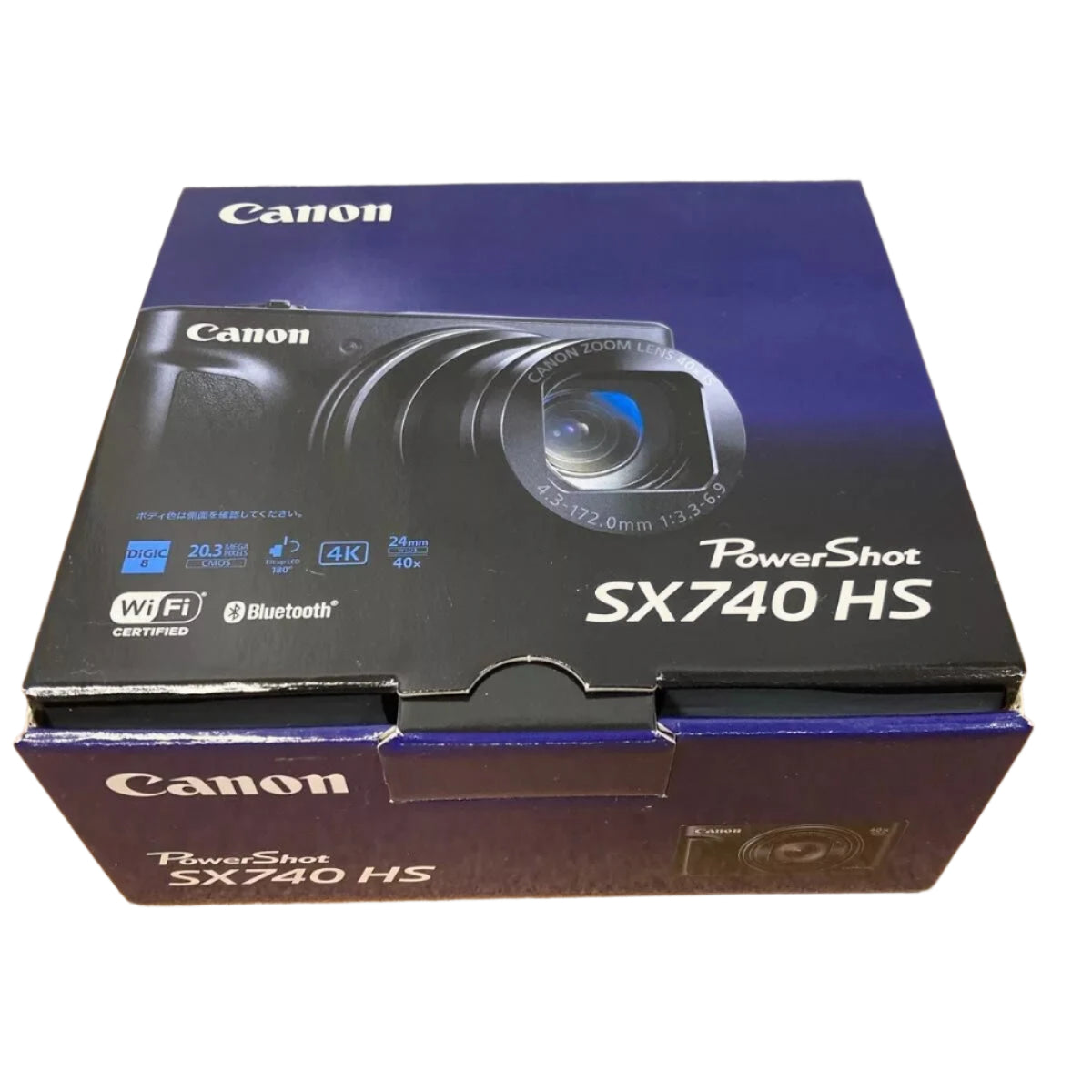 Brand New Canon PowerShot SX740 HS Silver 4K Compact Digital Camera 20.3MP 40x Zoom