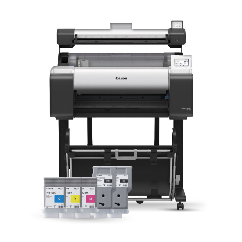 PROMO: Canon iPF TM250 Lm MFP 24" LFP Printer+BONUS: PFI320 Ink Set Bundle