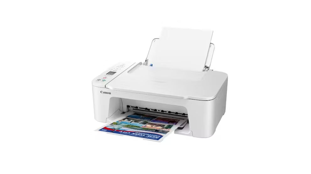 Canon PIXMA Home TS3665 3-in-1 Wireless MFP Printer-PG645/CL646 Ink (WHITE)