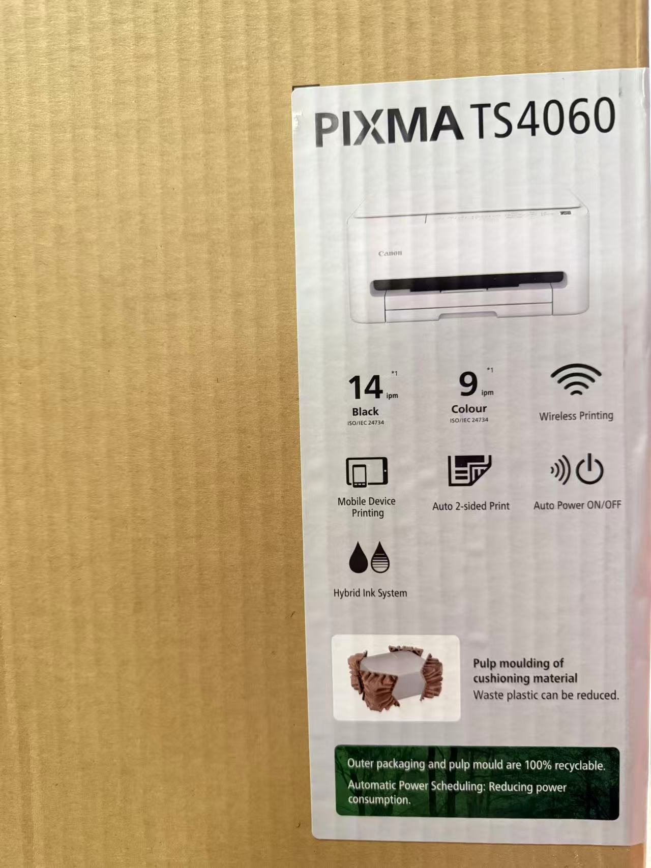 Canon PIXMA TS4060 Wireless A4 All-in-One Inkjet Printer+Duplex PG595 CL586