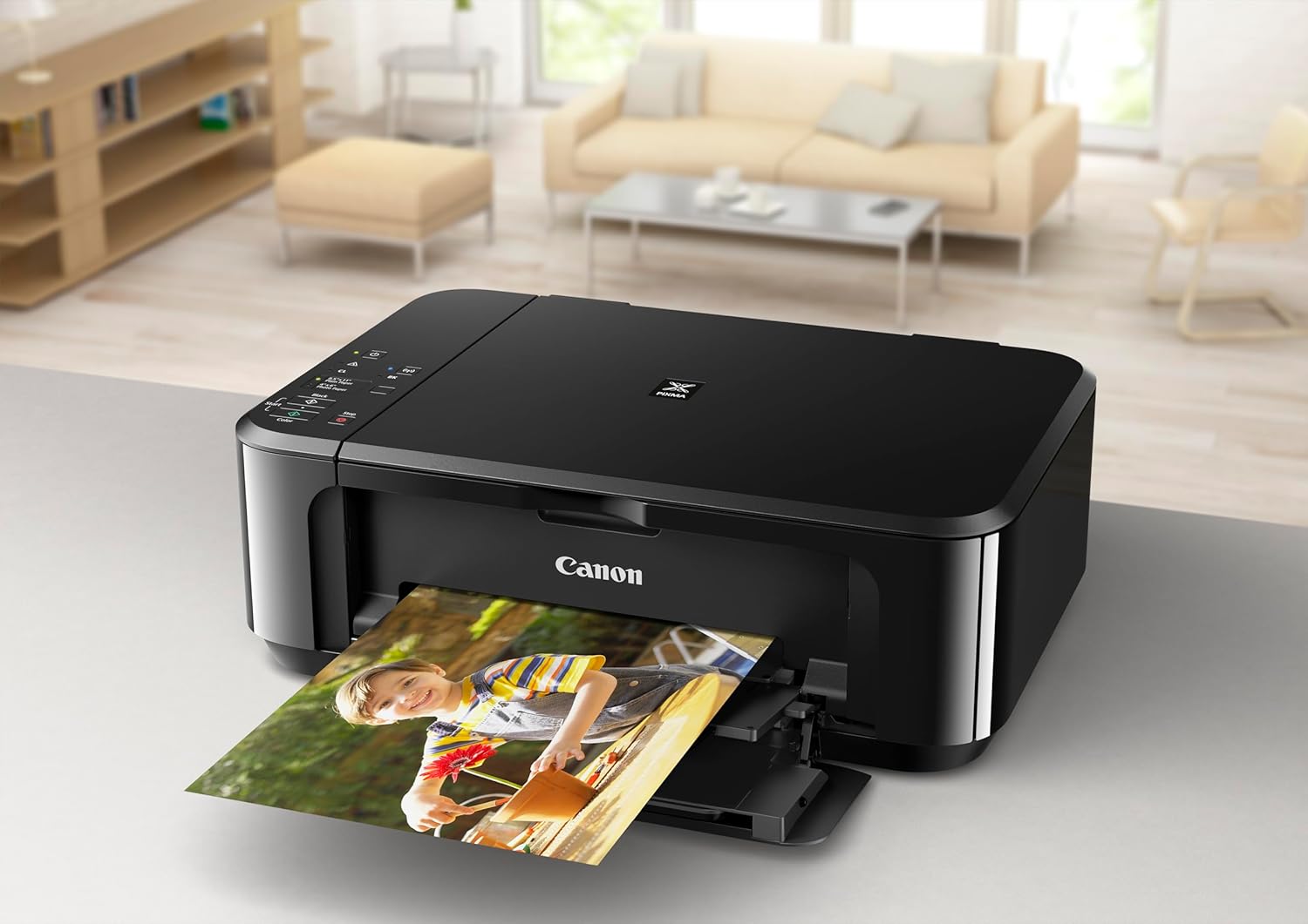 Canon PIXMA MG3660BK 3-in-1 Wireless Colour MFP Home Office Printer + Mobile Print