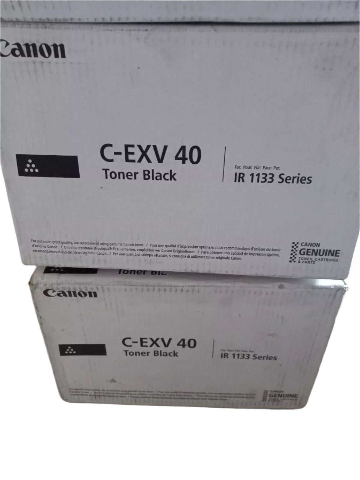 Genuine Canon C-EXV40 (03480B006AA) Black Original Toner Cartridge for iR1133 Series (6K)