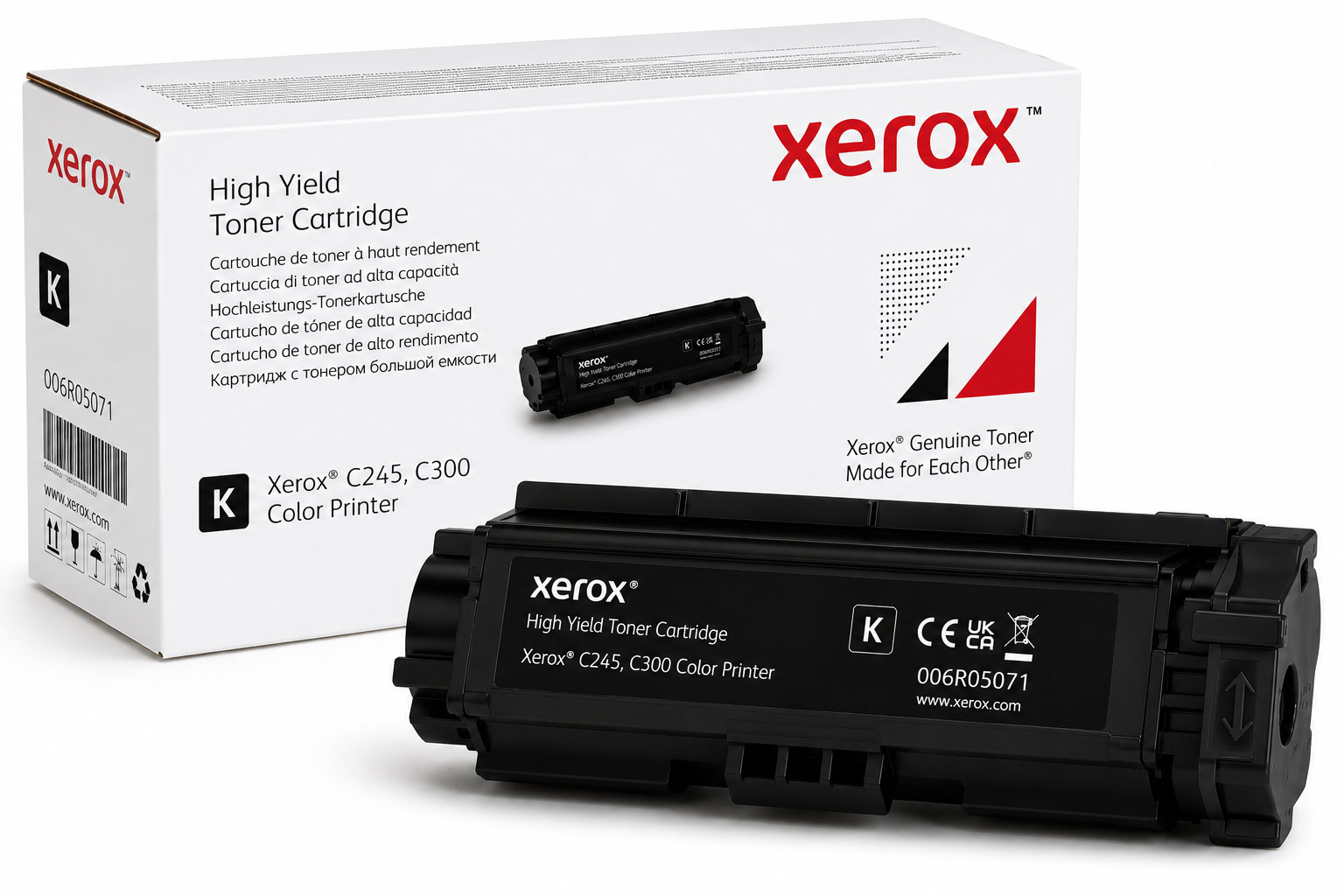 Genuine Xerox 006R05071 BLACK High Yield Toner Cartridge for C245 C300 3K