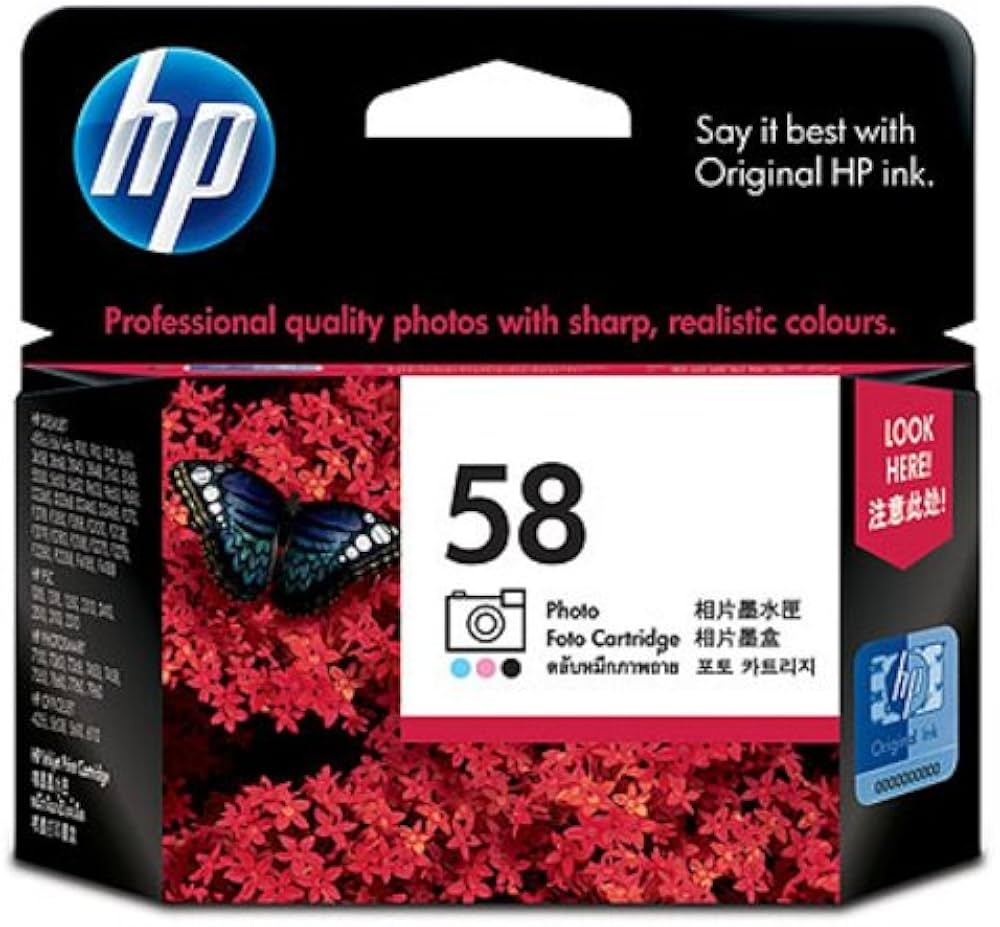 *CLEAR!* Genuine HP #58 Photo Ink Cartridge C6658AA
