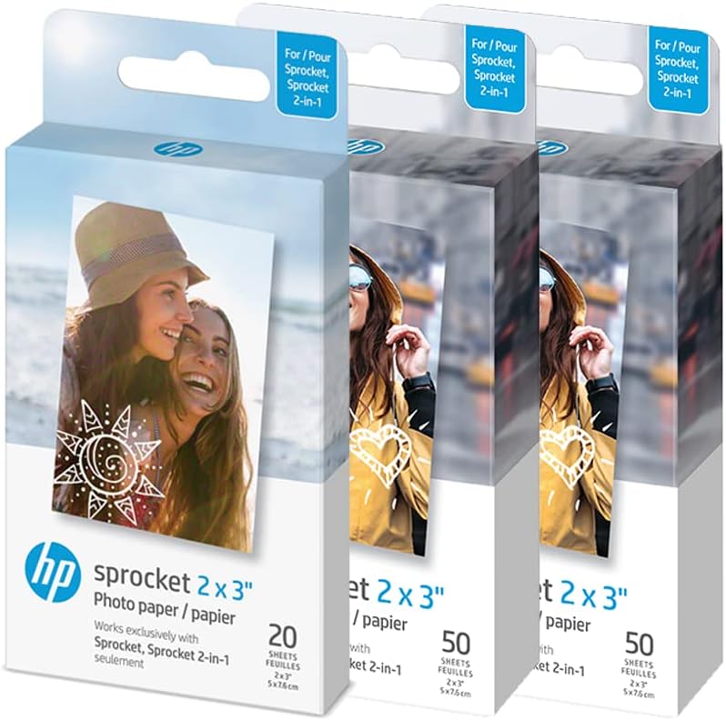 120x Pack Genuine HP 2x3
