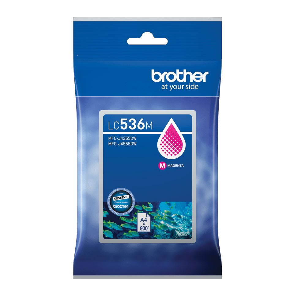 *NEW* Brother LC536M Magenta Ink Cartridge – Original – 900 Pages