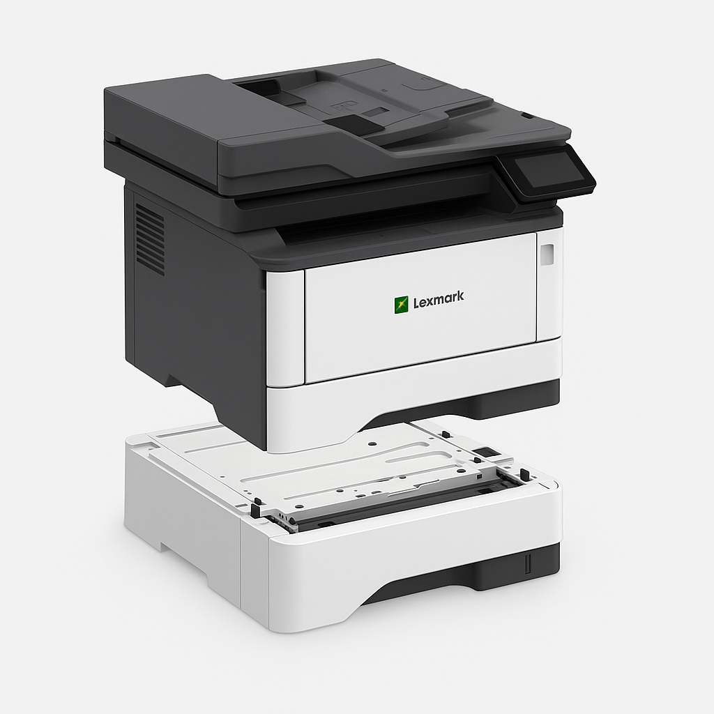 *Bundle* Lexmark MB3442i A4 Mono Laser MFP Printer 29S0394+BONUS:Extra 550 Sheet Tray 29S0600