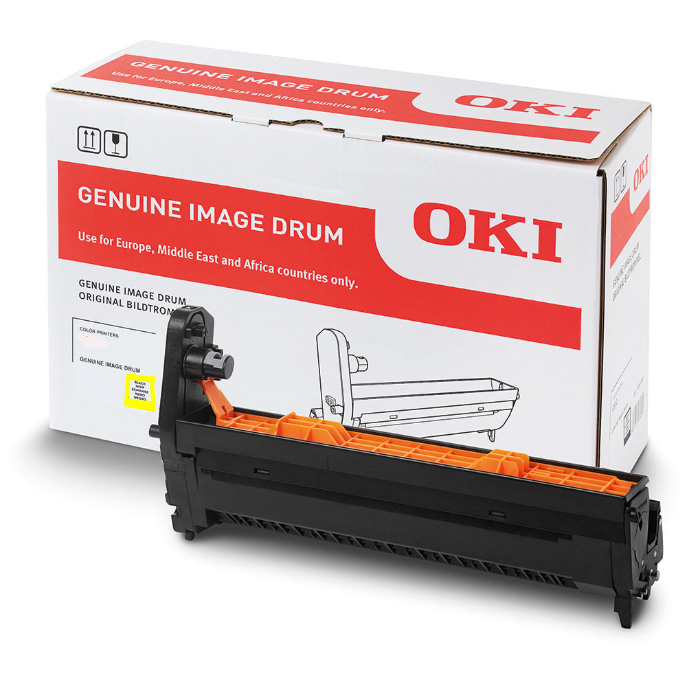 1 x Genuine OKI C5600 C5700 Yellow Imaging Drum Unit 43381709 (20K)