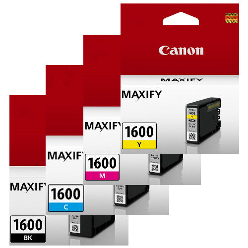 Genuine Canon PGI-1600C/M/Y/K Ink Value Pack for MB2760 MB2360 MB2160 MB2060