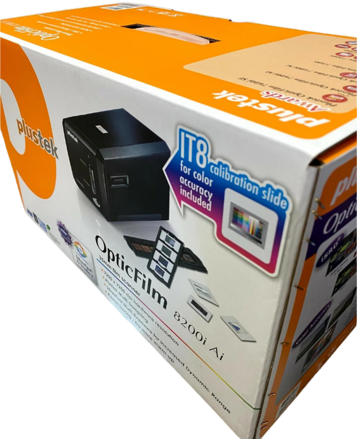 Plustek OpticFilm 8200i Ai 35mm Film & Slide Scanner – High-Resolution 7200 DPI with Infrared Dust & Scratch Removal