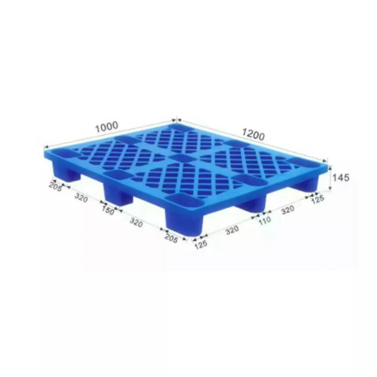 1x As New Heavy Duty Plastic Pallet 1200x1000mm *Free Pickup from Castle Hill 2154*