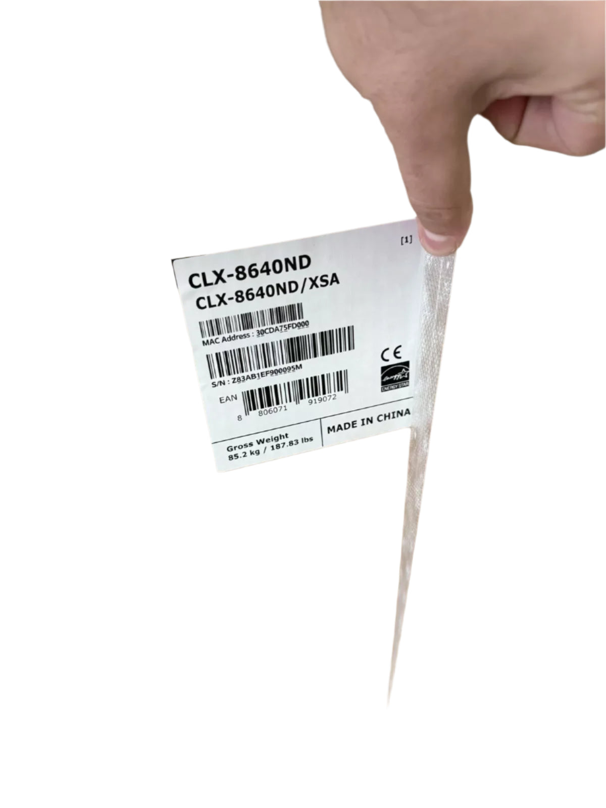 *CLEAR!* Samsung CLX-8640ND A4 Colour Laser Multifunction Printer Photo Copier 40PPM