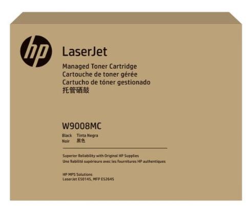 Genuine HP W9008MC Black Managed LaserJet Toner Cartridge for MFP E82540z E82550z (23K)