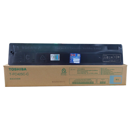 Toshiba T-FC425P-C Cyan Toner for e-STUDIO 3025AC, 6525AC | 38K Yield