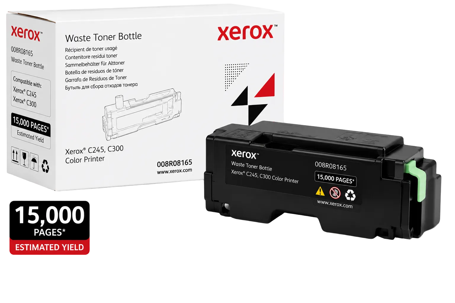 Genuine Xerox 008R08165 Waste Toner Bottle for C300 C245 (15K)