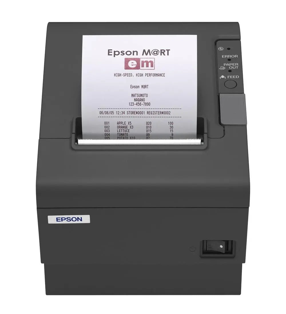 Epson TM-T88IV (832) Parallel POS Thermal Receipt Printer Dark Grey C31C636832