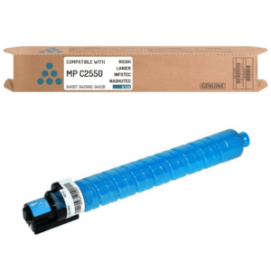 Genuine Ricoh Aficio MP-C2030 MP-C2050 MP-C2530 MP-C2550 Cyan Toner Cartridge TYPE-C2550SC
