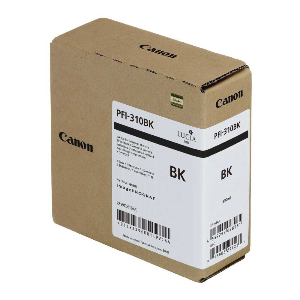 Genuine Canon PFI-310BK Black Ink Tank Cartridge for Tx Range LFP 330ML