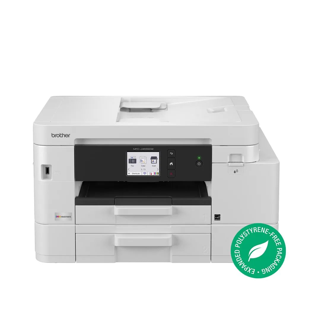 Refurbished Brother MFC-J4555DW INKvestment colour inkjet multifunction printer front view