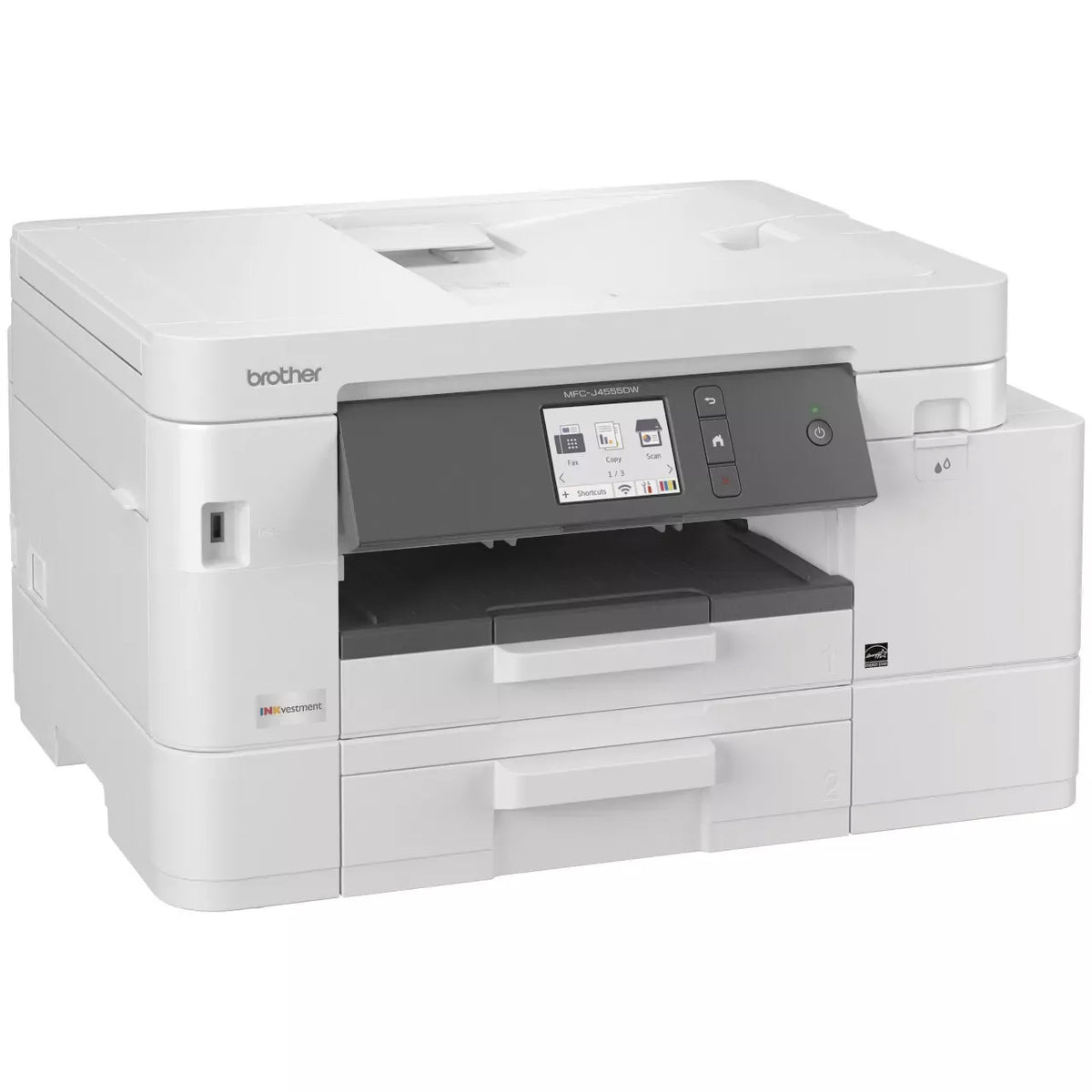 Refurbished Brother MFC-J4555DW INKvestment colour inkjet multifunction printer right view