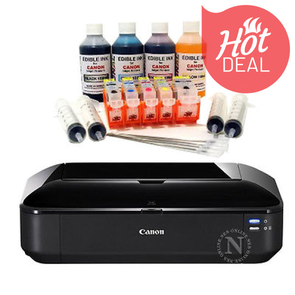 Bundle: Canon Edible Printer PIXMA IX6860 Edible Ink Kit Wafer
