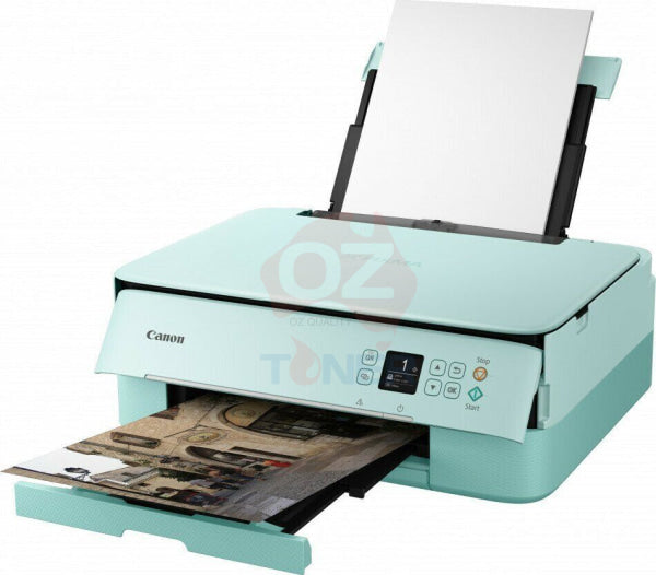 Canon Pixma Ts5353A A4 Inkjet Multifunction Printer + Wi-Fi (Color: Green) - Rare For Collection