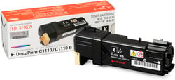 *clear!* 1 X Genuine Fuji Xerox Docuprint C1110 Black Toner Cartridge Ct201114 -