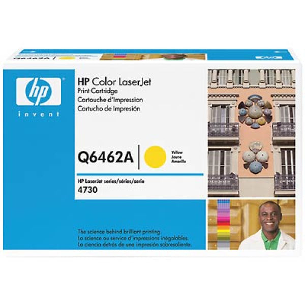 1 X Genuine Hp Q6462A Yellow Toner Cartridge 644A -