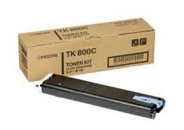 *Clear!* 1X Genuine Kyocera Tk-800 Cyan Toner Cartridge For Fs-C8008Np (10K) [Tk800C] -