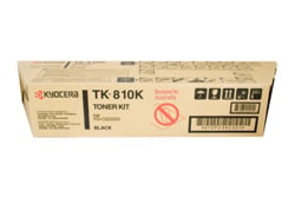 1 X Genuine Kyocera Tk-810K Black Toner Cartridge Fs-C8026N -