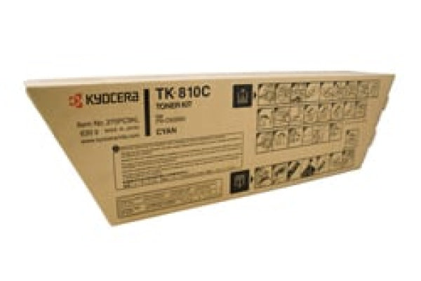 1 X Genuine Kyocera Tk-810C Cyan Toner Cartridge Fs-C8026N -