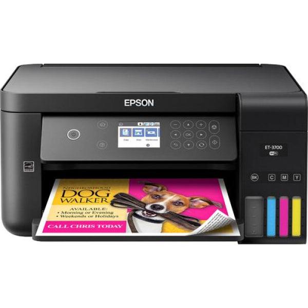 *clear* Epson Expression Et3700 A4 Refillable 3In1 Ink Tank Printer+Bonus:18Month+Prefilled