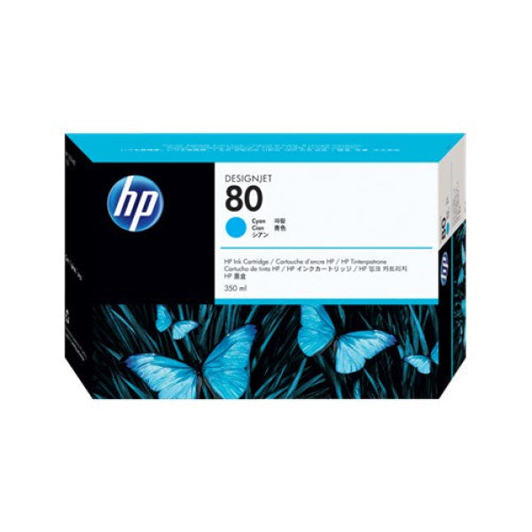 HP 80 CYAN INK 350 ML C4846A FOR DJ 1000 C4846A