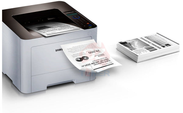 *Clear!* Samsung Sl-M3820Dw A4 B&W Laser Printer+Duplexer+Wi-Fi 38Ppm D203S Toner P/N:ss372F Eol