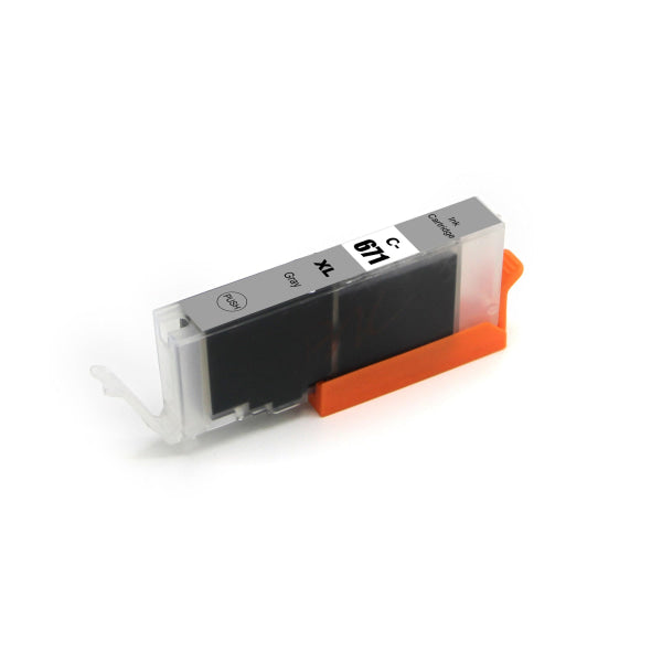 Canon Cli 671 High Yield Grey Compatible Inkjet Cartridge - Ink