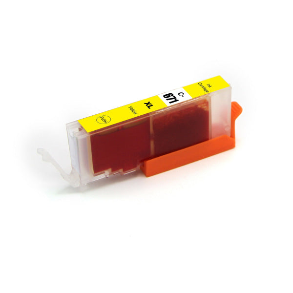 Canon Cli 671 High Yield Yellow Compatible Inkjet Cartridge - Ink
