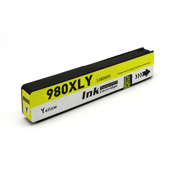 Hp 980Xly High Yield Yellow Remanufacturer Inkjet Cartridge D8J09A - Ink