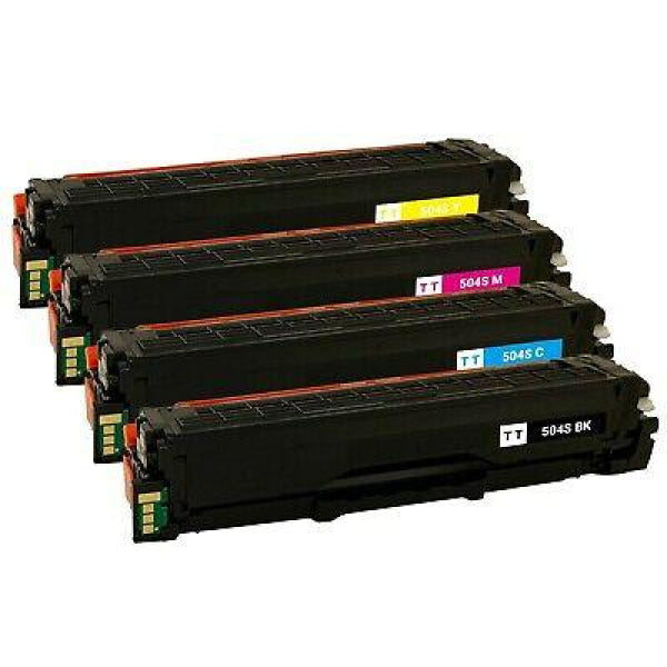 Ct Premium Compatible Samsung #504 C/M/Y/K Toner Set For Clp415Nw/Clx4195Fw/Slc1810W