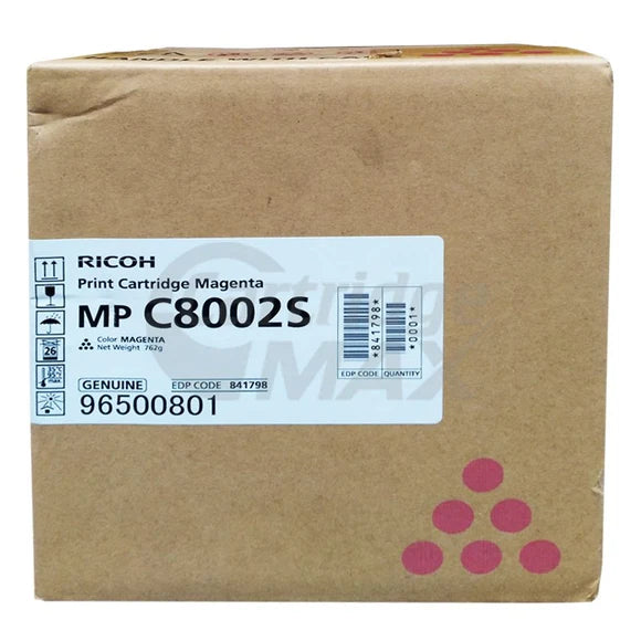 Genuine Ricoh Aficio MP-C6502 MP-C8002 Magenta Toner Cartridge TYPE-C8002SM