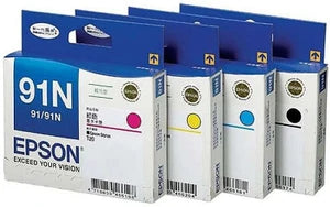 Epson 91/91N Ink Cartridge Set Black Cyan Magenta Yellow for C90 CX5500 T20 TX100