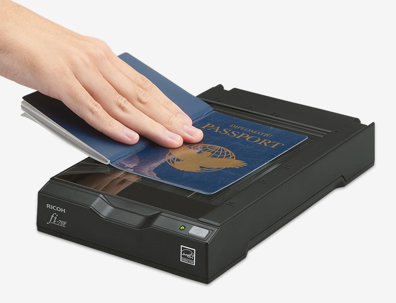 Fujitsu Ricoh FI-70F Passport Scanner (A6, ID Card Image Flatbed) Replace FI-65F