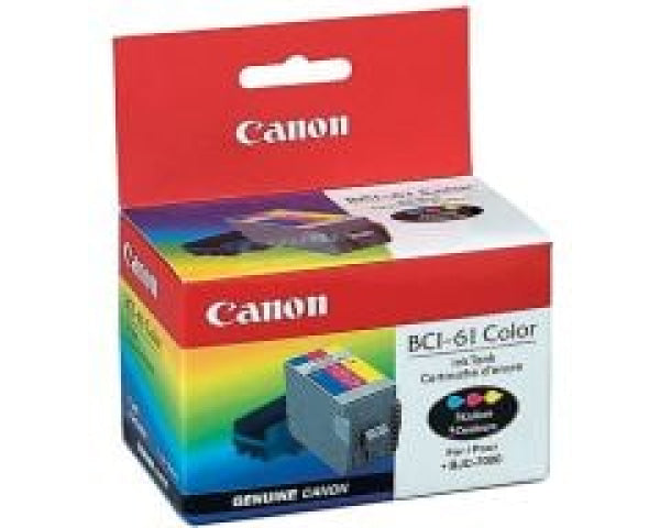 1 X Genuine Canon Bci-61 Colour Ink Cartridge -