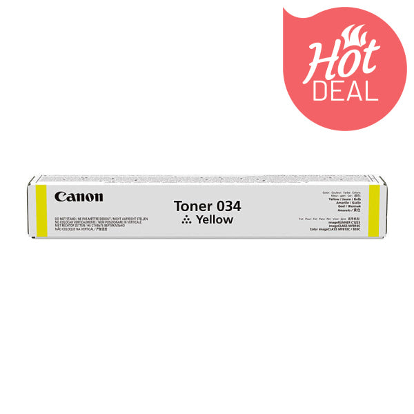 Canon CART034 Yellow Toner CART034Y