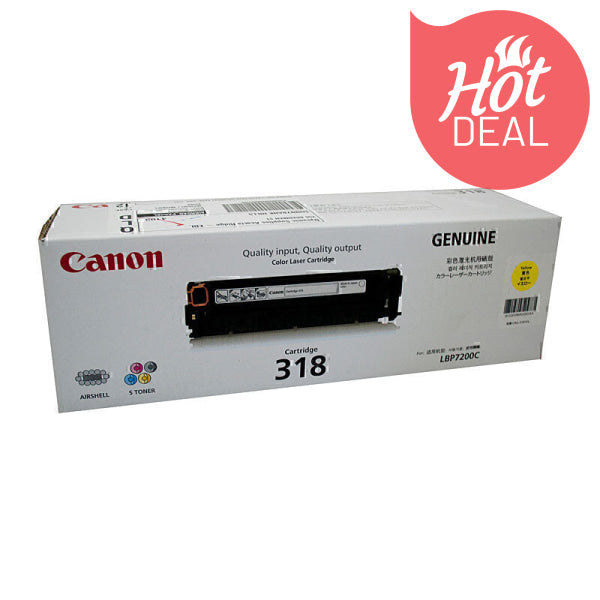 Canon CART318 Yellow Toner CART318Y