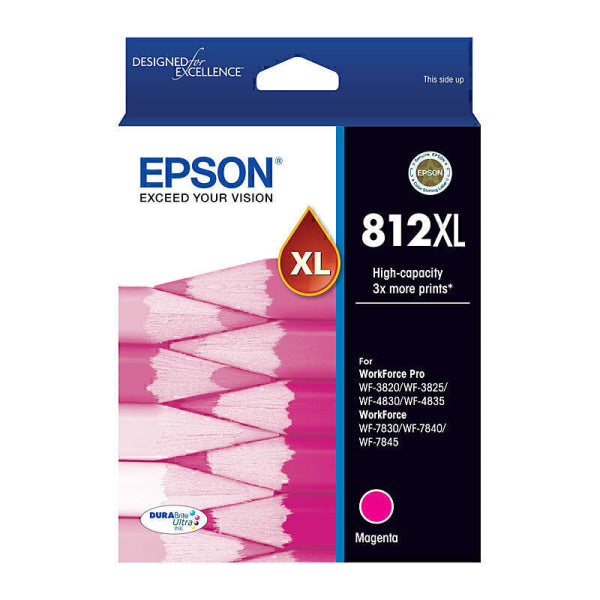Epson 812XL Magenta Ink Cart C13T05E392