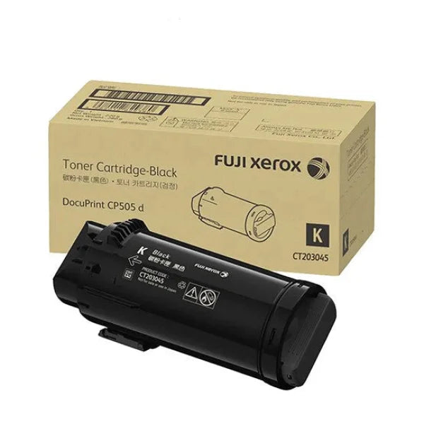 Fuji Xerox Genuine Ct203045 Black Toner Cartridge For Docuprint Cp505D Dpcp505D (15K) -