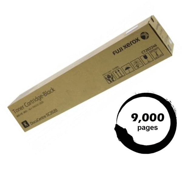 Genuine Fuji Xerox Docucentre Sc2020 Sc2020Nw Black Toner Cartridge Ct202246 (9K) -