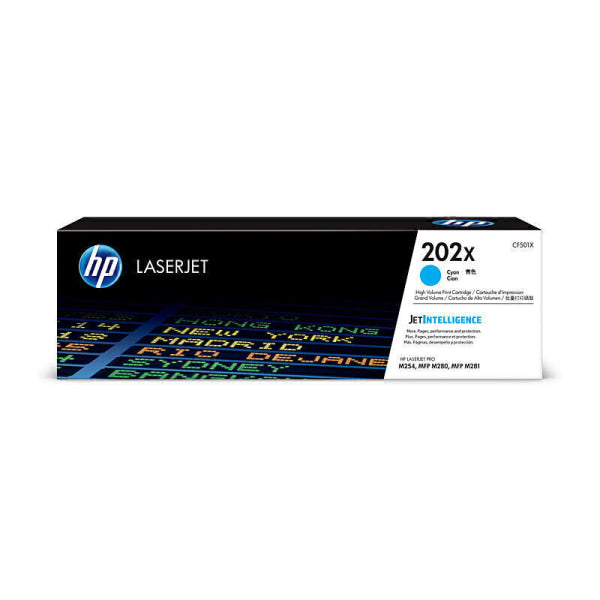 HP #202X Cyan Toner CF501X CF501X
