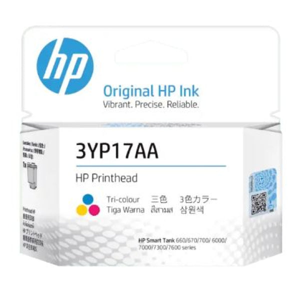 Genuine Tri-Colour Hp 3Yp17Aa Printhead Ink Tank 2.4K Pages Accessories